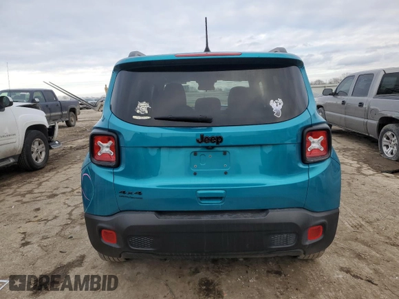 2021 Jeep Renegade Upland z VIN ZACNJDAB2MPM64575, wystawiony jako Copart lot #42279995 z przebiegiem 59 107 mil mil oraz Szkoda całkowita • Salvage title. Historia ofert i sprzedaży dostępna na DreamBid. Obrazek 6.