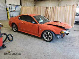 2004 Ford Mustang Premium Mach 1 with VIN 1FAFP42R24F139192, listed as a Copart auction lot 82810874 with Not provided miles and Salvage title. Bid and sale history available at DreamBid. Image 4.
