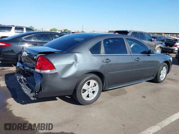 2011 Chevrolet Impala LT Fleet with VIN 2G1WG5EK3B1243637, listed as a IAAI auction lot 42597593 with 174,440 mi miles and . Bid and sale history available at DreamBid. Image 4.
