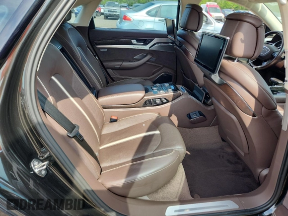 2013 Audi A8 4.0L with VIN WAUR2AFD2DN028826, listed as a Copart auction lot 64756025 with 107,761 mi miles and Salvage title. Bid and sale history available at DreamBid. Image 10.