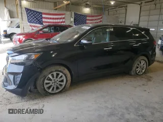 2019 Kia Sorento LX V6 with VIN 5XYPG4A51KG554477, listed as a Copart auction lot 46462825 with 85,393 mi miles and Salvage Title. Bid and sale history available at carsss.com. Image 1.