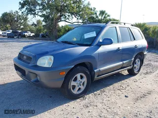 2003 Hyundai Santa Fe GLS with VIN KM8SC73D33U469955, listed as a IAAI auction lot 41989360 with 66,798 mi miles. Bid and sale history available at carsss.com. Image 2.