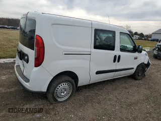 2018 Ram ProMaster City Cargo Van Tradesman with VIN ZFBERFAB5J6J63033, listed as a Copart auction lot 49793255 with 81,614 mi miles and Salvage Title. Bid and sale history available at carsss.com. Image 3.