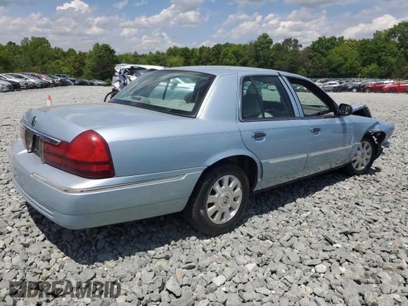 2003 Mercury Grand Marquis LS Premium с VIN 2MEFM75WX3X665058, выставлен на аукционе Copart как лот 55266225 с пробегом 120 904 миль миль и Списание • Salvage title. История ставок и продаж доступна на DreamBid. Изображение 3.