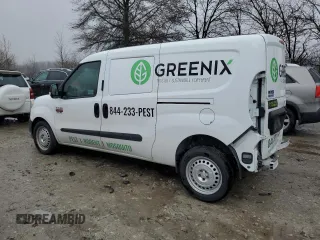 2021 Ram ProMaster City Cargo Tradesman with VIN ZFBHRFAB7M6U54988, listed as a Copart auction lot 84499684 with 42,766 mi miles and Salvage Title. Bid and sale history available at carsss.com. Image 2.