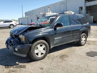 2002 Chevrolet TrailBlazer LTZ with VIN 1GNDT13S322212983, listed as a Copart auction lot 53608405 with 107,187 mi miles and Salvage Title. Bid and sale history available at DreamBid. Image 1.