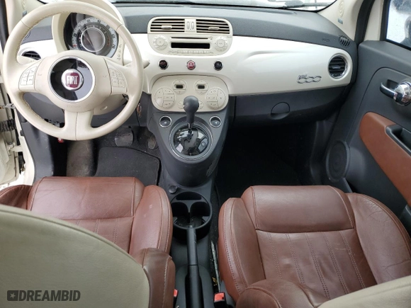 2012 FIAT 500 Gucci with VIN 3C3CFFCR4CT130335, listed as a Copart auction lot 88012565 with NaN miles and Salvage Title. Bid and sale history available at carsss.com. Image 8.