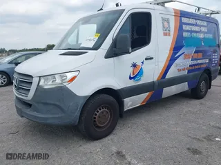 2019 Mercedes-Benz Sprinter Cargo Van with VIN WD4PF0CD8KT001089, listed as a IAAI auction lot 41795578 with 132,071 mi miles. Bid and sale history available at carsss.com. Image 17.