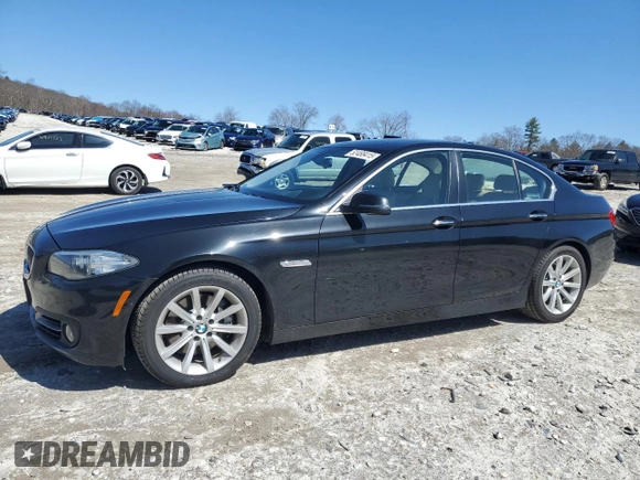 2015 BMW 5 Series 535i xDrive with VIN WBA5B3C57FD547905, listed as a Copart auction lot 52488415 with 107,119 mi miles and Clean Title. Bid and sale history available at carsss.com. Image 1.