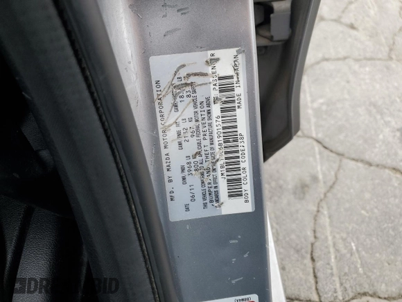 2011 Mazda Mazda3 i Sport with VIN JM1BL1UG6B1901576, listed as a Copart auction lot 52888615 with 128,578 mi miles and Clean Title. Bid and sale history available at carsss.com. Image 12.