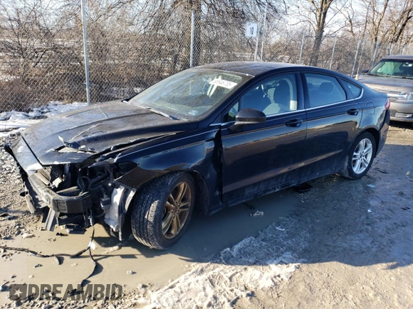 2018 Ford Fusion SE with VIN 3FA6P0HD2JR223466, listed as a Copart auction lot 88946735 with 100,476 mi miles and Clean Title. Bid and sale history available at carsss.com. Image 1.