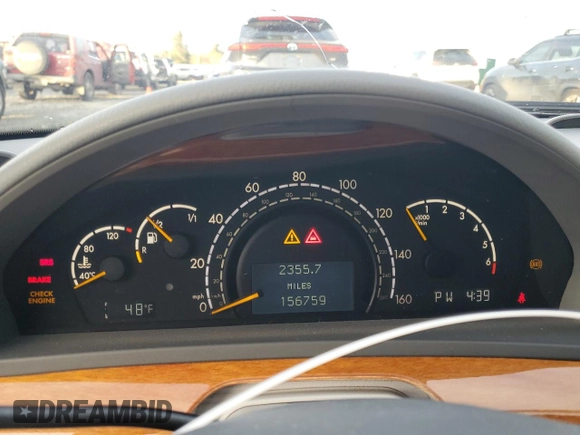 2001 Mercedes-Benz S 320/430/500 with VIN WDBNG70J01A180593, listed as a Copart auction lot 87868835 with 156,759 mi miles and Salvage Title. Bid and sale history available at carsss.com. Image 9.