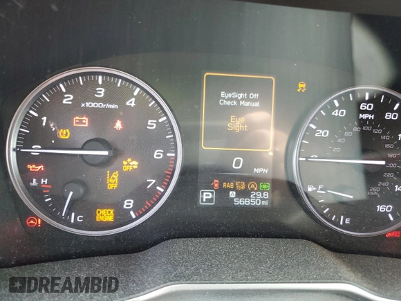 2020 Subaru Outback Limited with VIN 4S4BTANCXL3103580, listed as a Copart auction lot 59314255 with 56,850 mi miles and Salvage title. Bid and sale history available at DreamBid. Image 9.
