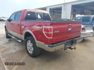 2010 Ford F-150 XL with VIN 1FTFW1EV9AFB45748, listed as a IAAI auction lot 41981953 with 221,352 mi miles. Bid and sale history available at carsss.com. Image 3.