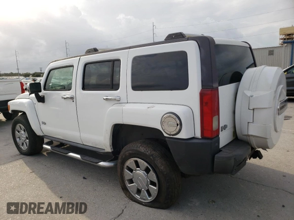 2007 Hummer H3 SUV with VIN 5GTDN13E078166376, listed as a Copart auction lot 78724824 with 0 mi miles and Salvage Title. Bid and sale history available at carsss.com. Image 2.