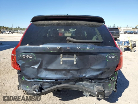 2024 Volvo XC90 Plus Bright Theme with VIN YV4L12PE6R1190219, listed as a Copart auction lot 81855084 with 14,401 mi miles and Non Repairable. Bid and sale history available at DreamBid. Image 6.