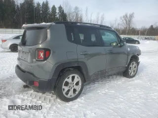 2020 Jeep Renegade Limited with VIN ZACNJBD16LPL76313, listed as a Copart auction lot 43918385 with 69,134 mi miles and Salvage title. Bid and sale history available at DreamBid. Image 3.