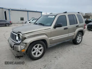 2006 Jeep Liberty Limited with VIN 1J4GK58K46W269453, listed as a Copart auction lot 45647055 with 164,971 mi miles and Salvage title. Bid and sale history available at DreamBid. Image 1.