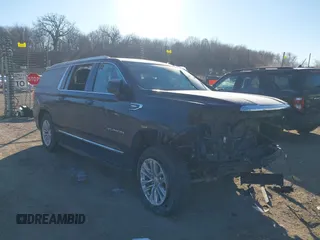 2023 GMC Yukon XL SLT z VIN 1GKS2GKT9PR208083, wystawiony jako IAAI lot #41285870 z przebiegiem 69 901 mil mil oraz . Historia ofert i sprzedaży dostępna na DreamBid. Obrazek 1.