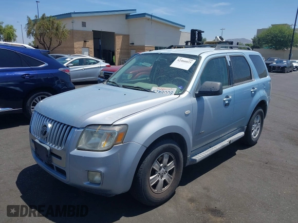 2008 Mercury Mariner with VIN 4M2CU81198KJ06044, listed as a IAAI auction lot 42466023 with 165,545 mi miles and . Bid and sale history available at DreamBid. Image 2.