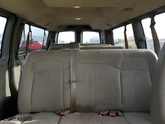 2012 Chevrolet Express Passenger 1LT with VIN 1GAZG1FG9C1101428, listed as a Copart auction lot 78812364 with 112,418 mi miles and Clean Title. Bid and sale history available at carsss.com. Image 10.