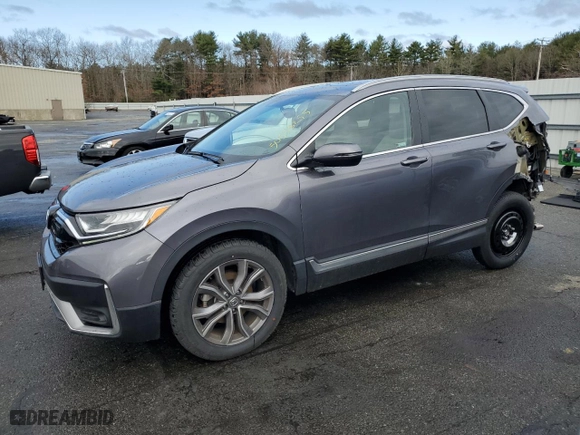 2021 Honda CR-V Touring with VIN 2HKRW2H94MH641665, listed as a Copart auction lot 50553255 with 38,258 mi miles and Salvage Title. Bid and sale history available at carsss.com. Image 1.