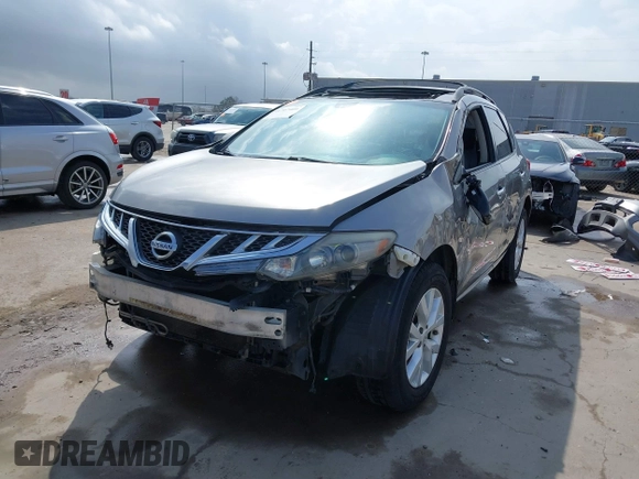 2011 Nissan Murano SL with VIN JN8AZ1MU8BW065471, listed as a IAAI auction lot 41707009 with 133,888 mi miles and . Bid and sale history available at DreamBid. Image 6.