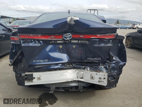 2019 Toyota Mirai with VIN JTDBVRBD6KA006509, listed as a Copart auction lot 45912985 with 29,114 mi miles and Salvage title. Bid and sale history available at DreamBid. Image 6.
