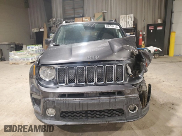 2020 Jeep Renegade Altitude with VIN ZACNJBBB3LPL55687, listed as a Copart auction lot 88653415 with 25,841 mi miles and Salvage title. Bid and sale history available at DreamBid. Image 5.