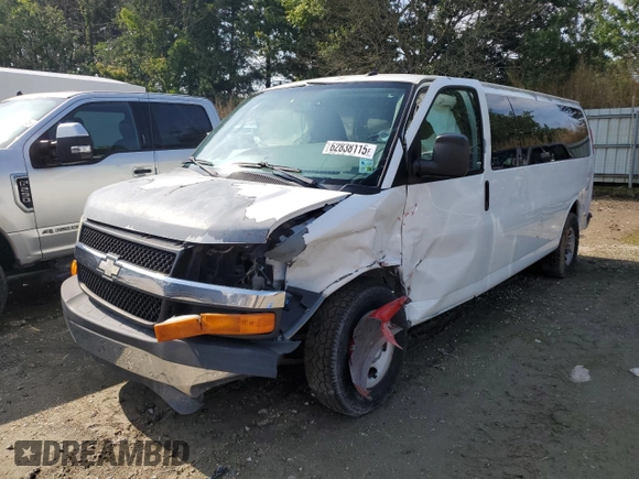2011 Chevrolet Express Passenger 1LT with VIN 1GAZG1FG5B1104549, listed as a Copart auction lot 62838115 with Not provided miles and Salvage title. Bid and sale history available at DreamBid. Image 1.