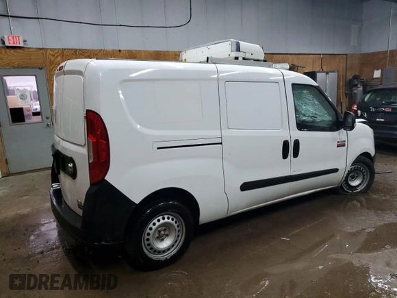2018 Ram ProMaster City Cargo Van Tradesman with VIN ZFBERFAB1J6J66110, listed as a Copart auction lot 77622714 with 155,683 mi miles and Clean Title. Bid and sale history available at carsss.com. Image 3.