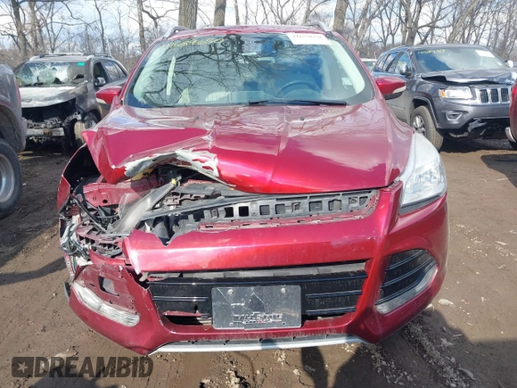 2015 Ford Escape Titanium with VIN 1FMCU9J91FUA97855, listed as a IAAI auction lot 41689650 with 125,487 mi miles. Bid and sale history available at carsss.com. Image 12.