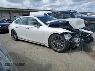 2022 Lexus LS z VIN JTHE5LGF3N5010467, wystawiony jako Copart lot #56491414 z przebiegiem Nie podano mil oraz Nie do naprawy • Non repairable. Historia ofert i sprzedaży dostępna na DreamBid. Obrazek 4.