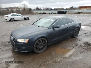 2013 Audi A5 Premium with VIN WAUCFAFR7DA014465, listed as a Copart auction lot 47801615 with 104,711 mi miles and Clean title. Bid and sale history available at DreamBid. Image 1.
