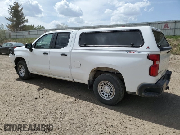 2019 Chevrolet Silverado 1500 Work Truck with VIN 1GCRYAEF8KZ356214, listed as a Copart auction lot 54830675 with 221,021 mi miles and Clean Title. Bid and sale history available at DreamBid. Image 2.