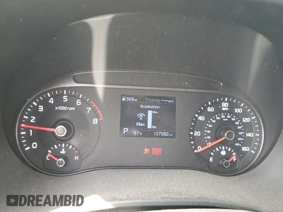 2020 Kia Soul X-Line with VIN KNDJ23AU4L7055922, listed as a Copart auction lot 46923835 with 107,382 mi miles and Salvage Title. Bid and sale history available at carsss.com. Image 9.