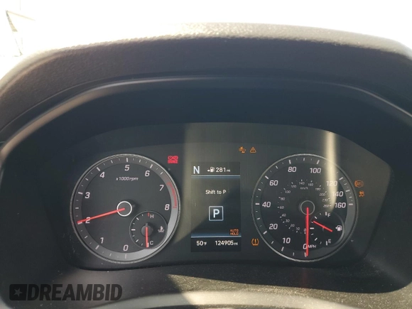 2018 Hyundai Sonata SEL with VIN 5NPE34AF9JH709134, listed as a Copart auction lot 51082495 with 124,905 mi miles and Salvage Title. Bid and sale history available at DreamBid. Image 9.