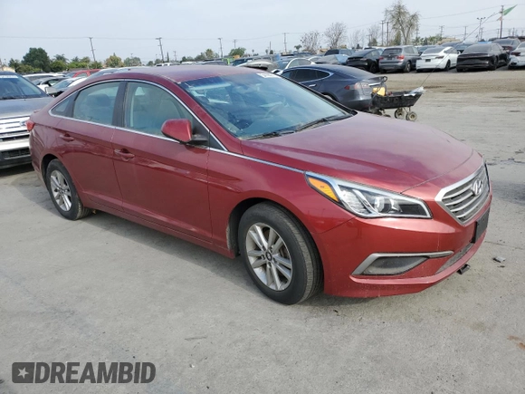 2016 Hyundai Sonata SE with VIN 5NPE24AF9GH323096, listed as a Copart auction lot 54190815 with 52,770 mi miles and Salvage Title. Bid and sale history available at carsss.com. Image 4.