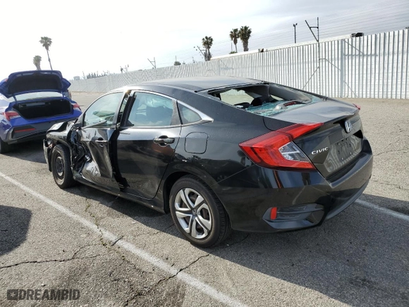 2018 Honda Civic Sedan LX with VIN 2HGFC2F56JH525837, listed as a Copart auction lot 53324255 with 74,592 mi miles and Salvage Title. Bid and sale history available at carsss.com. Image 2.