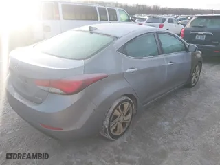 2014 Hyundai Elantra SE with VIN KMHDH4AE7EU161288, listed as a IAAI auction lot 41465502 with 221,041 mi miles. Bid and sale history available at carsss.com. Image 4.