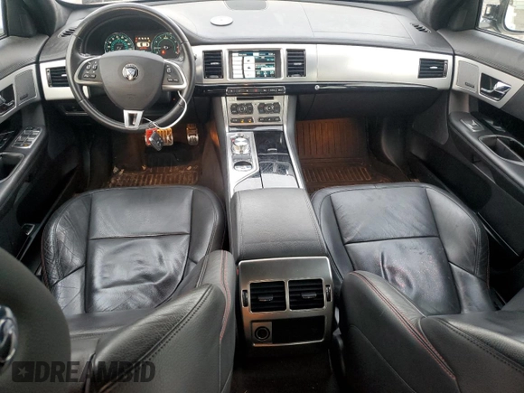 2015 Jaguar XF V6 Portfolio with VIN SAJWJ0FF3F8U56153, listed as a Copart auction lot 52743155 with 61,569 mi miles and Salvage Title. Bid and sale history available at carsss.com. Image 8.