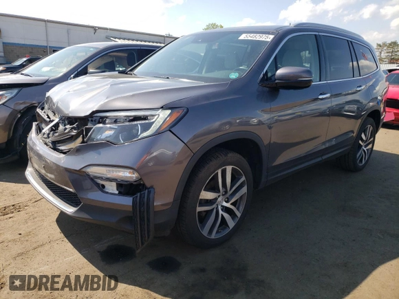 2017 Honda Pilot Touring with VIN 5FNYF6H9XHB023385, listed as a Copart auction lot 55482975 with 105,039 mi miles and Salvage Title. Bid and sale history available at carsss.com. Image 1.