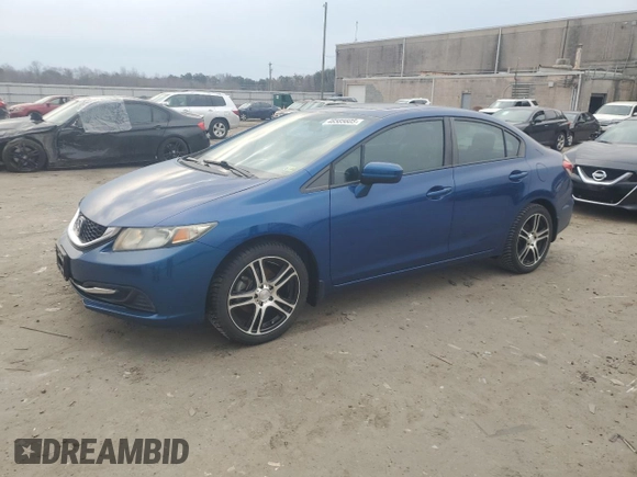 2014 Honda Civic Sedan EX with VIN 19XFB2F83EE084634, listed as a Copart auction lot 46585605 with 97,213 mi miles and Salvage Title. Bid and sale history available at carsss.com. Image 1.