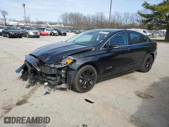 2019 Ford Fusion Hybrid Titanium with VIN 3FA6P0RU0KR144636, listed as a Copart auction lot 44357323 with 100,146 mi miles. Bid and sale history available at carsss.com. Image 1.