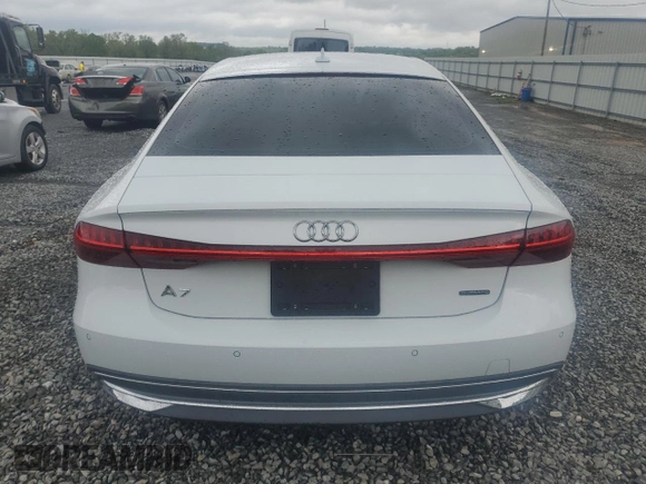 2019 Audi A7 Premium Plus with VIN WAUR2AF28KN019933, listed as a Copart auction lot 51950165 with 52,565 mi miles and Clean Title. Bid and sale history available at carsss.com. Image 6.