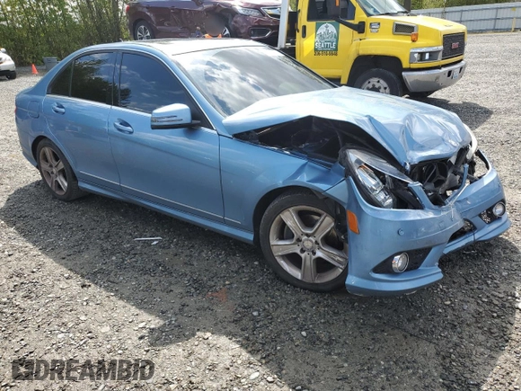 2010 Mercedes-Benz C-Class C 300 Sport with VIN WDDGF5EB9AF450948, listed as a Copart auction lot 53990935 with 117,161 mi miles and Salvage Title. Bid and sale history available at carsss.com. Image 4.