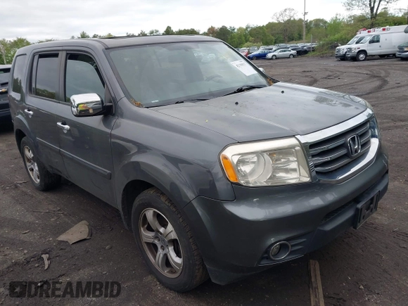 2013 Honda Pilot EX-L with VIN 5FNYF4H53DB001594, listed as a IAAI auction lot 42198517 with 90,715 mi miles and . Bid and sale history available at carsss.com. Image 1.