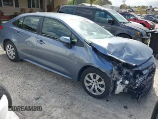 2022 Toyota Corolla LE with VIN JTDEPMAE2NJ214265, listed as a IAAI auction lot 41944088 with 32,562 mi miles and . Bid and sale history available at DreamBid. Image 1.
