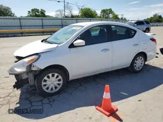 2016 Nissan Versa SV z VIN 3N1CN7AP6GL878471, wystawiony jako Copart lot #58185085 z przebiegiem 114 997 mil mil oraz Szkoda całkowita • Salvage title. Historia ofert i sprzedaży dostępna na DreamBid. Obrazek 1.