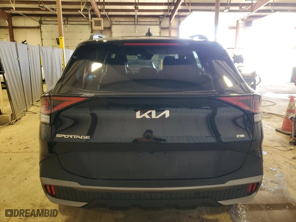 2023 Kia Sportage X-Line with VIN 5XYK6CAF5PG130372, listed as a Copart auction lot 50054045 with 22,396 mi miles and Salvage Title. Bid and sale history available at carsss.com. Image 6.